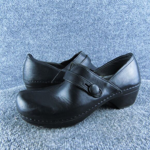 Dansko Women's Clog Black Leather Size 39M‎ Gently Used 2025 - Picture 1 of 6